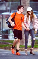 BELLA THORNE and Gregg Sulkin Out in Los Angeles 06/01/2016