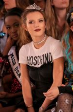 BELLA THORNE at Moschino Spring/Summer 2017 Menswear and Women
