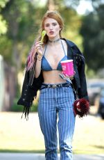 BELLA THORNE in Bikini Top Out in Beverly Hills 06/26/2016