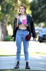 BELLA THORNE in Bikini Top Out in Beverly Hills 06/26/2016