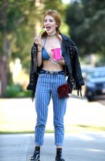 BELLA THORNE in Bikini Top Out in Beverly Hills 06/26/2016