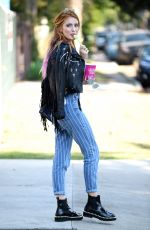 BELLA THORNE in Bikini Top Out in Beverly Hills 06/26/2016