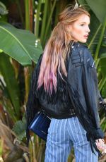 BELLA THORNE in Bikini Top Out in Beverly Hills 06/26/2016