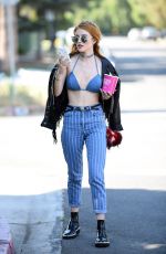 BELLA THORNE in Bikini Top Out in Beverly Hills 06/26/2016