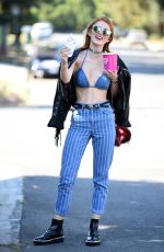 BELLA THORNE in Bikini Top Out in Beverly Hills 06/26/2016