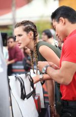 BELLA THORNE on the Set of Extra in Los Angeles 06/07/2016