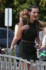 BELLA THORNE on the Set of Extra in Los Angeles 06/07/2016