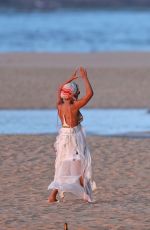 BEYONCE at a Beach in Hawaii 06/23/2016