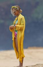 BEYONCE KNOWLES in Swimsuit on the Beach in Hawaii, June 2016