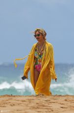 BEYONCE KNOWLES in Swimsuit on the Beach in Hawaii, June 2016