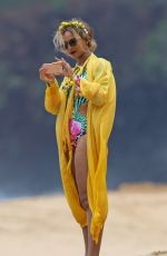 BEYONCE KNOWLES in Swimsuit on the Beach in Hawaii, June 2016
