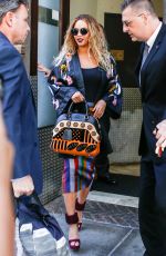 BEYONCE KNOWLES Leaves Her Hotel in New York 06/14/2016