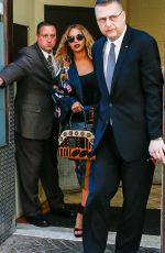 BEYONCE KNOWLES Leaves Her Hotel in New York 06/14/2016