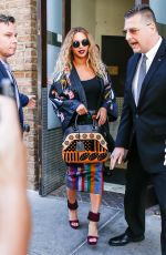 BEYONCE KNOWLES Leaves Her Hotel in New York 06/14/2016