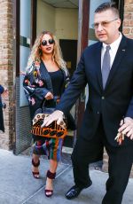 BEYONCE KNOWLES Leaves Her Hotel in New York 06/14/2016