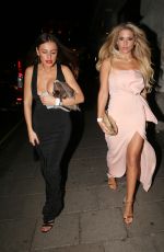 BIANCA GASCOIGNE Night Out in London 06/01/2016
