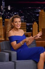 BLAKE LIVELY on the Set of Tonight Show Starring Jimmy Fallon in New York 06/20/2016
