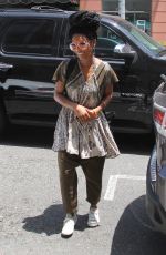 BRANDY NORWOOD Arrives at a Medical Building in Beverly Hills 06/03/2016
