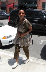 BRANDY NORWOOD Arrives at a Medical Building in Beverly Hills 06/03/2016
