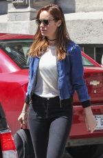 BRIE LARSON Out and About in Montreal 06/26/2016