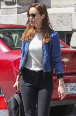 BRIE LARSON Out and About in Montreal 06/26/2016