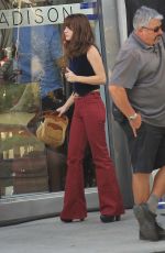 BRITT ROBERTSON on the Set of 