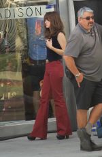 BRITT ROBERTSON on the Set of 