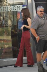 BRITT ROBERTSON on the Set of 