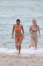 BRITTANY GONZALES in Bikini on the BEach in Miami 06/13/2016