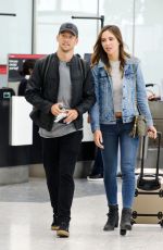 BRITTNY WARD Arrives at Heathrow Airport in London 06/02/2016