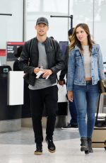 BRITTNY WARD Arrives at Heathrow Airport in London 06/02/2016