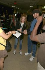 CAITY LOTZ at LAX Airport in Los Angeles 06/05/2016
