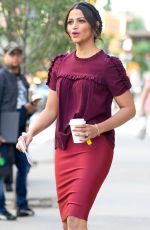 CAMILA ALVES Leaves Her Hotel in New York 06/14/2016