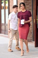 CAMILA ALVES Leaves Her Hotel in New York 06/14/2016