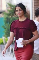 CAMILA ALVES Leaves Her Hotel in New York 06/14/2016