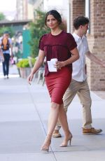 CAMILA ALVES Leaves Her Hotel in New York 06/14/2016