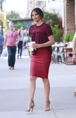 CAMILA ALVES Leaves Her Hotel in New York 06/14/2016