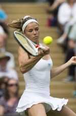 CAMILA GIORGI at 1st Round at Wimbledon Tennis Championships in London 06/27/2016