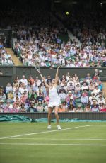 CAMILA GIORGI at 1st Round at Wimbledon Tennis Championships in London 06/27/2016