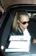 CARA DELEVINGNE at Los Angeles International Airport 06/04//2016