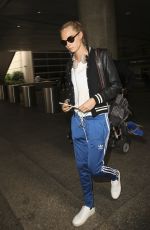 CARA DELEVINGNE at Los Angeles International Airport 06/04//2016