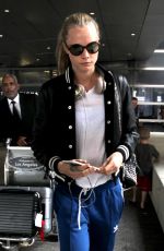 CARA DELEVINGNE at Los Angeles International Airport 06/04//2016