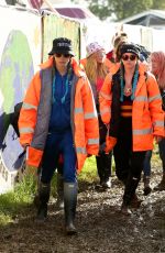 CARA DELEVINGNE, SUKI WATERHOUSE and POPPY DELEVINGNE at 2016 Glastonbury Festival in Glastonbury 06/24/2016
