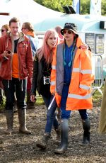 CARA DELEVINGNE, SUKI WATERHOUSE and POPPY DELEVINGNE at 2016 Glastonbury Festival in Glastonbury 06/24/2016