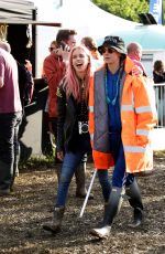 CARA DELEVINGNE, SUKI WATERHOUSE and POPPY DELEVINGNE at 2016 Glastonbury Festival in Glastonbury 06/24/2016
