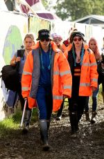 CARA DELEVINGNE, SUKI WATERHOUSE and POPPY DELEVINGNE at 2016 Glastonbury Festival in Glastonbury 06/24/2016