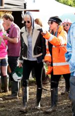 CARA DELEVINGNE, SUKI WATERHOUSE and POPPY DELEVINGNE at 2016 Glastonbury Festival in Glastonbury 06/24/2016