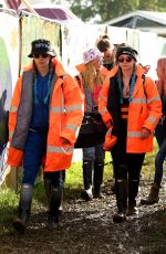 CARA DELEVINGNE, SUKI WATERHOUSE and POPPY DELEVINGNE at 2016 Glastonbury Festival in Glastonbury 06/24/2016