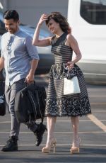 CARLA GUGINO Arrives at Jimmy Kimmel Live in Los Angeles 06/21/2016