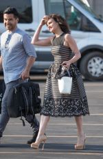 CARLA GUGINO Arrives at Jimmy Kimmel Live in Los Angeles 06/21/2016